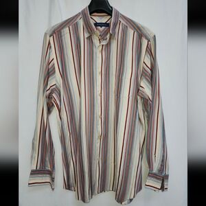 Tommy Bahama Multicolor Striped Button Down Shirt